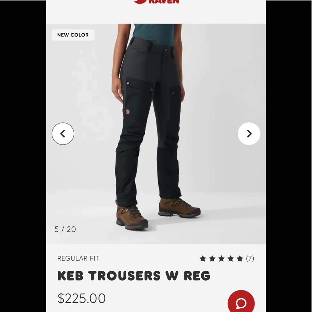 Fjallraven w’s size 27-28 never worn